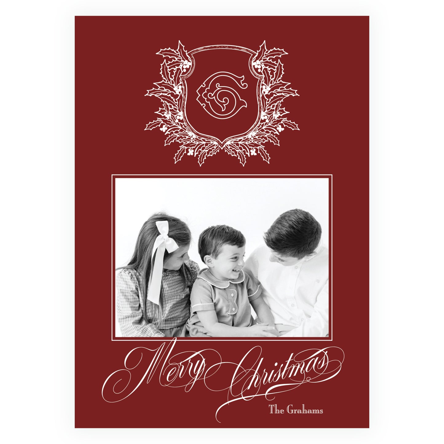 Heirloom Holly Crest (Customize Your Color)