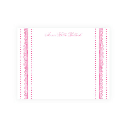 Tiny Petals Scalloped Floral Note Cards