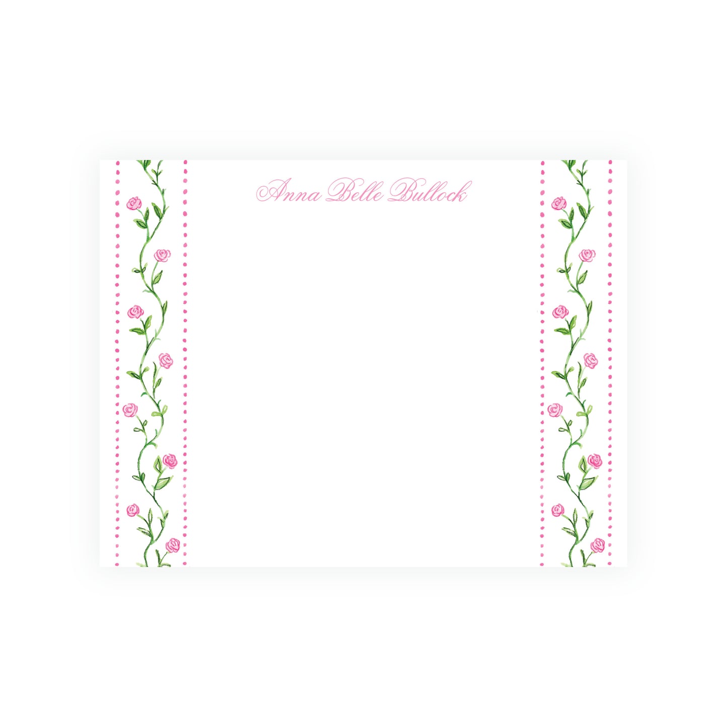 Tiny Petals Floral Trim Notecards