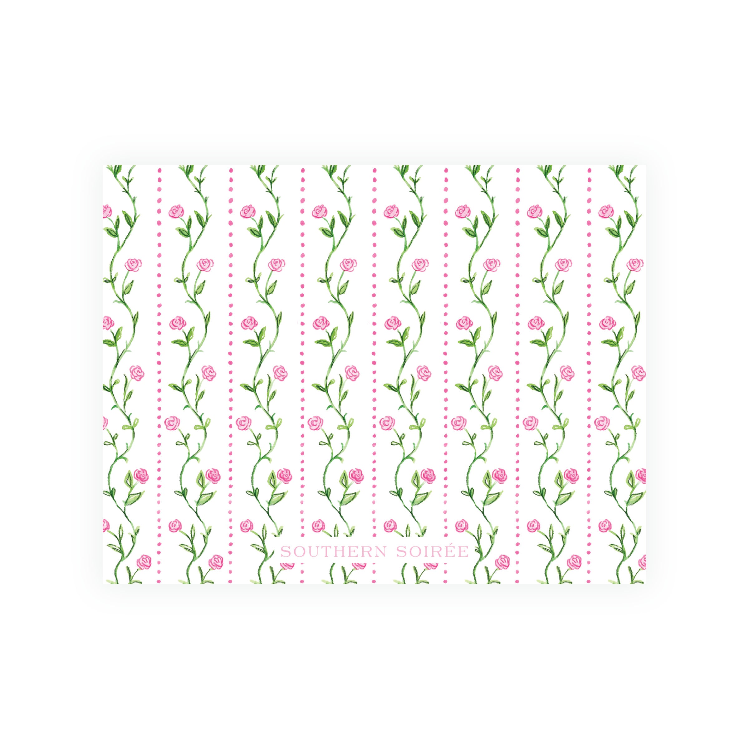 Tiny Petals Floral Frame Note Cards