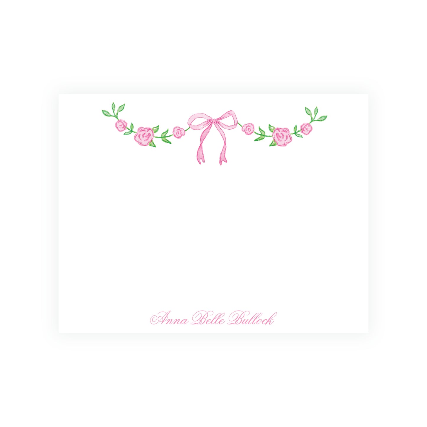 Tiny Petals Floral Swag Notecards