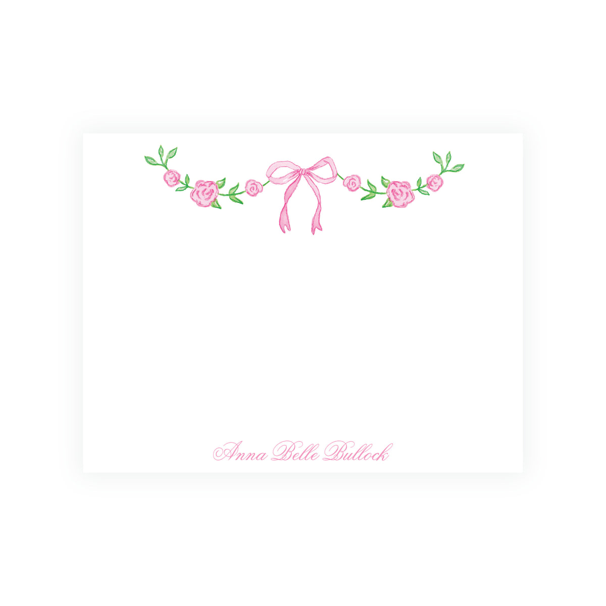 Tiny Petals Floral Swag Notecards