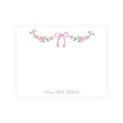 Tiny Petals Floral Swag Notecards