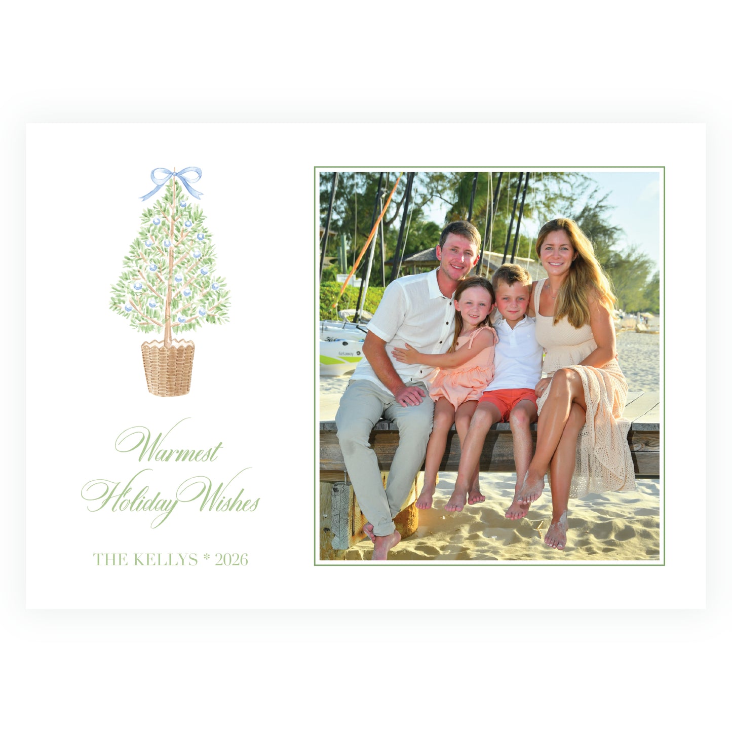 Seaside Noel Tree Landscape