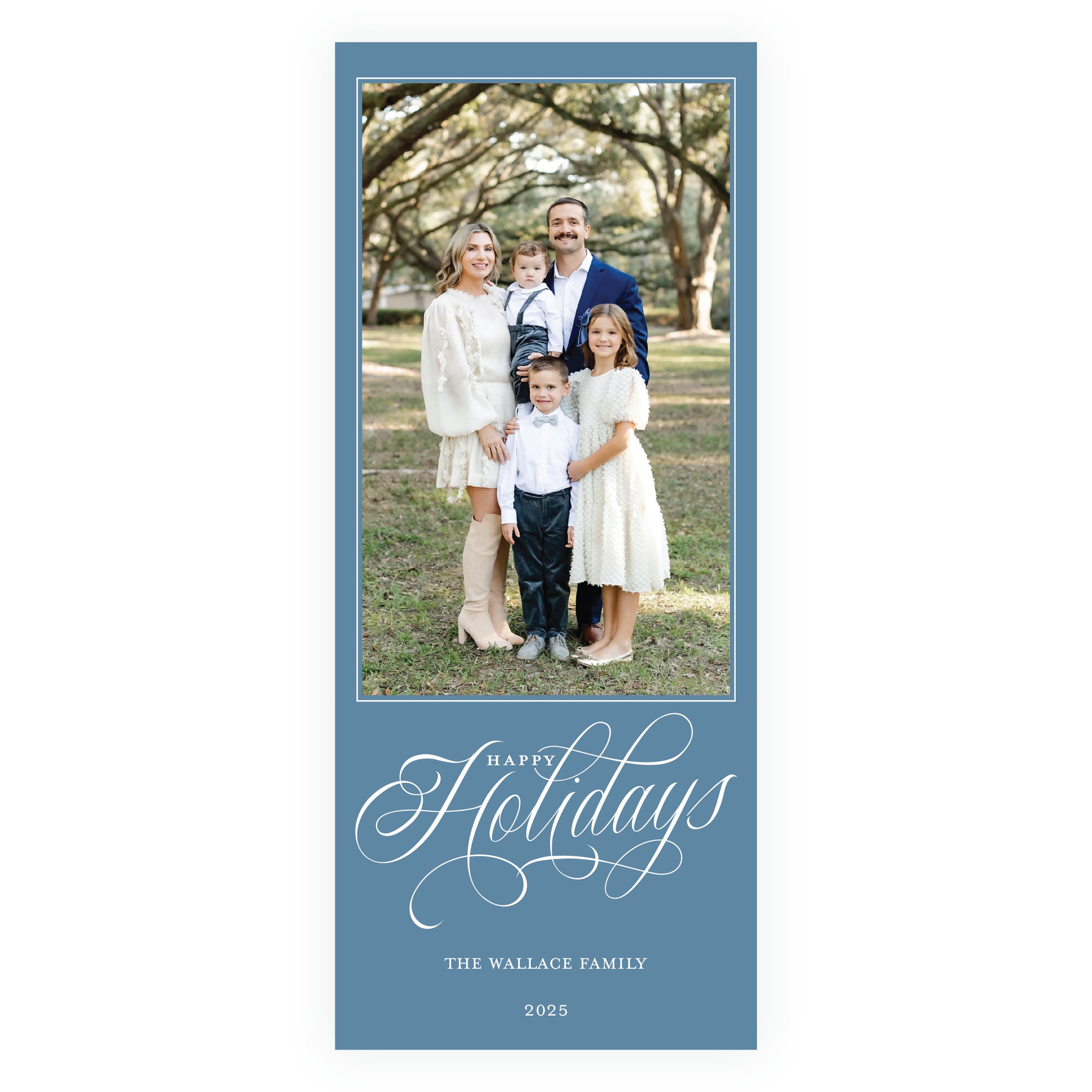 Happy Holidays Mixed Holiday Slim (Customizable Colors)