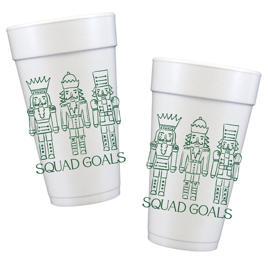 Squad Goals Styrofoam Cups