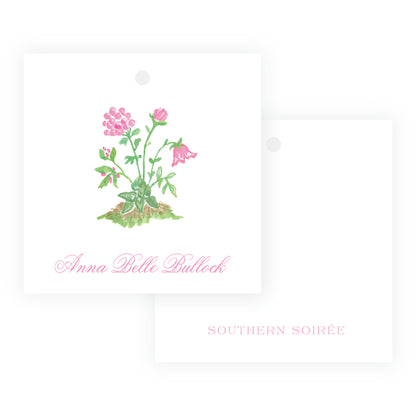 Tiny Petals Garden Bouquet Gift Tag [3x3]