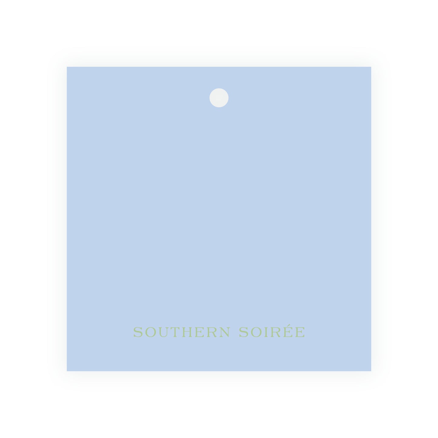 Seaside Noel Oyster Tree Square Gift Tag