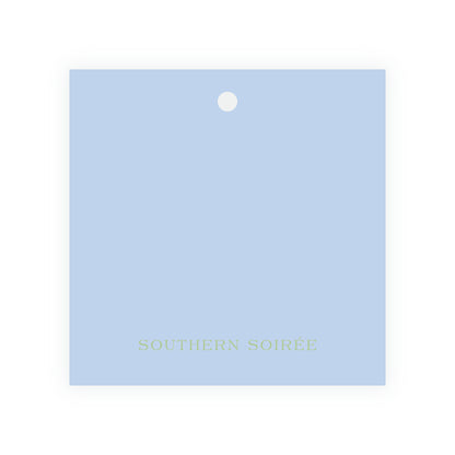 Seaside Noel Oyster Tree Square Gift Tag