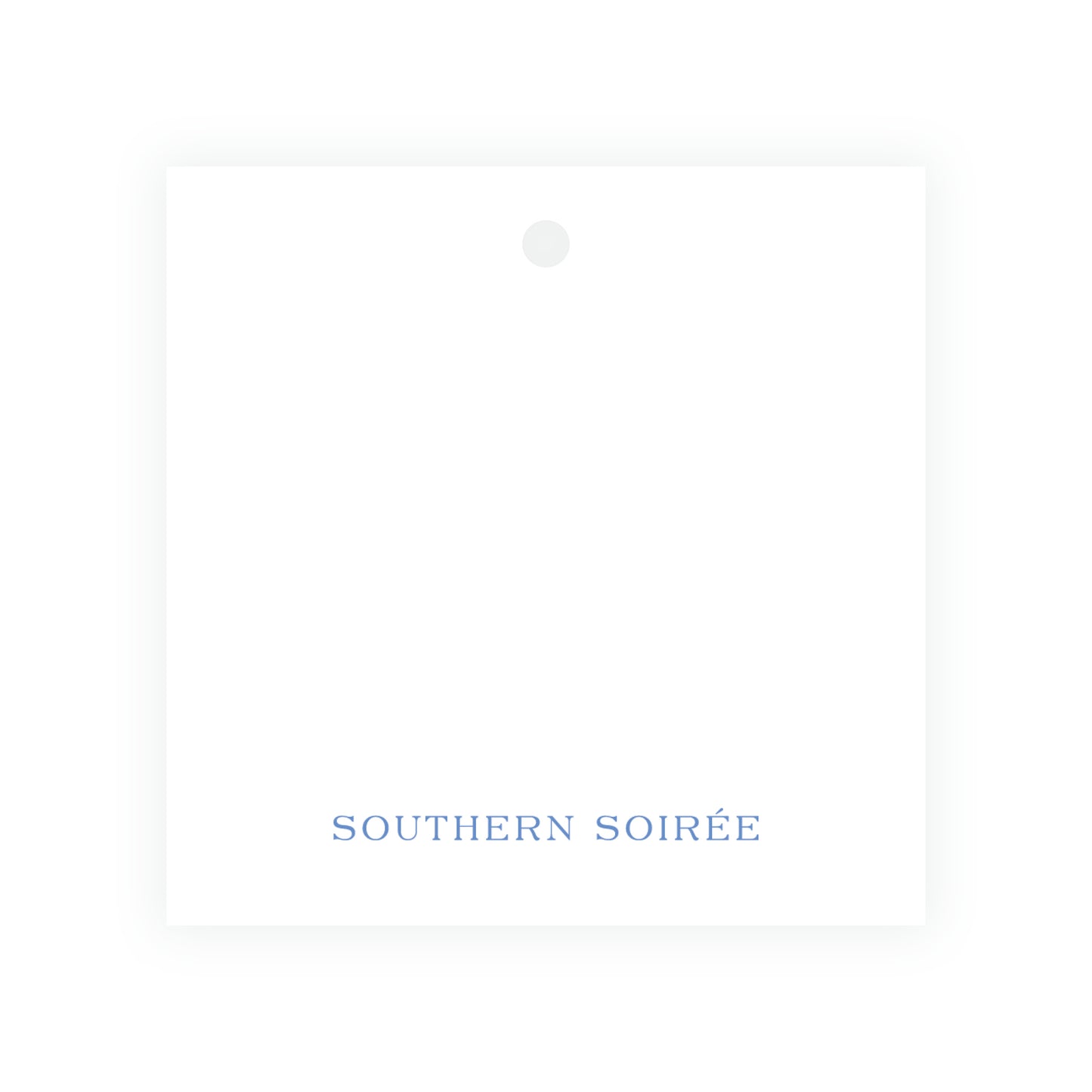 Seaside Noel Oyster Tree Square Gift Tag