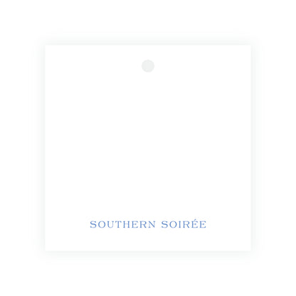 Seaside Noel Oyster Tree Square Gift Tag