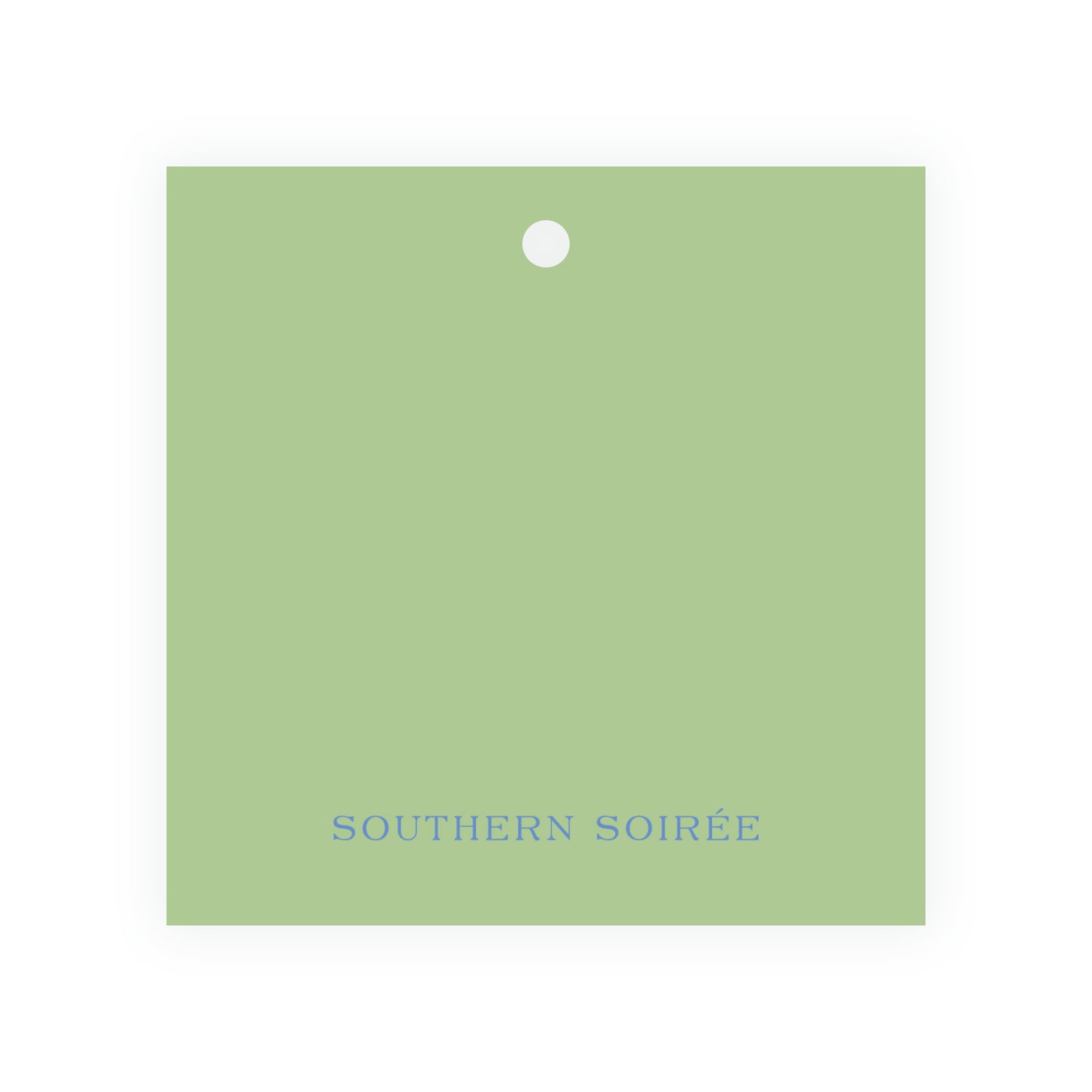 Seaside Noel Oyster Tree Square Gift Tag