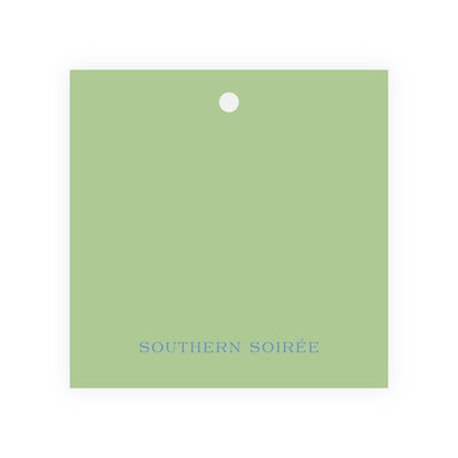 Seaside Noel Oyster Tree Square Gift Tag