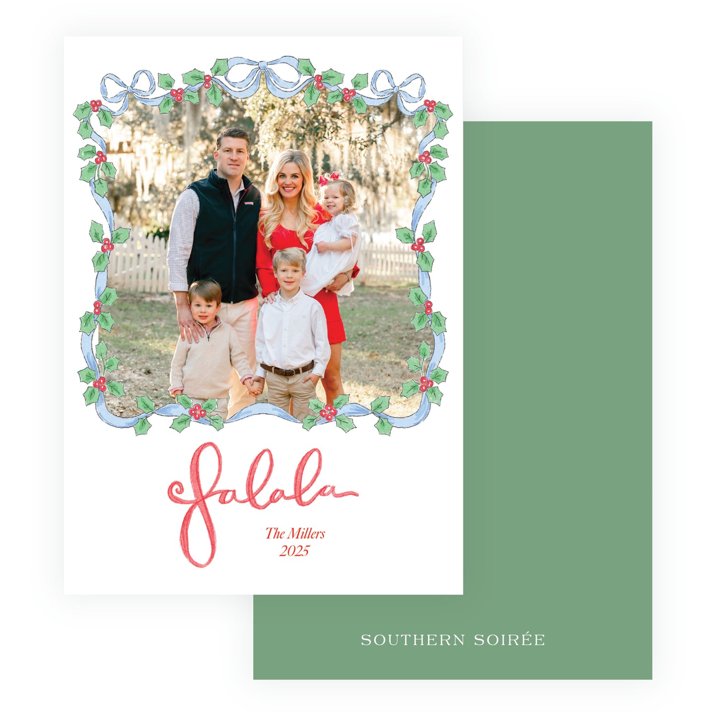 Sing & Rejoice Holly Square Frame