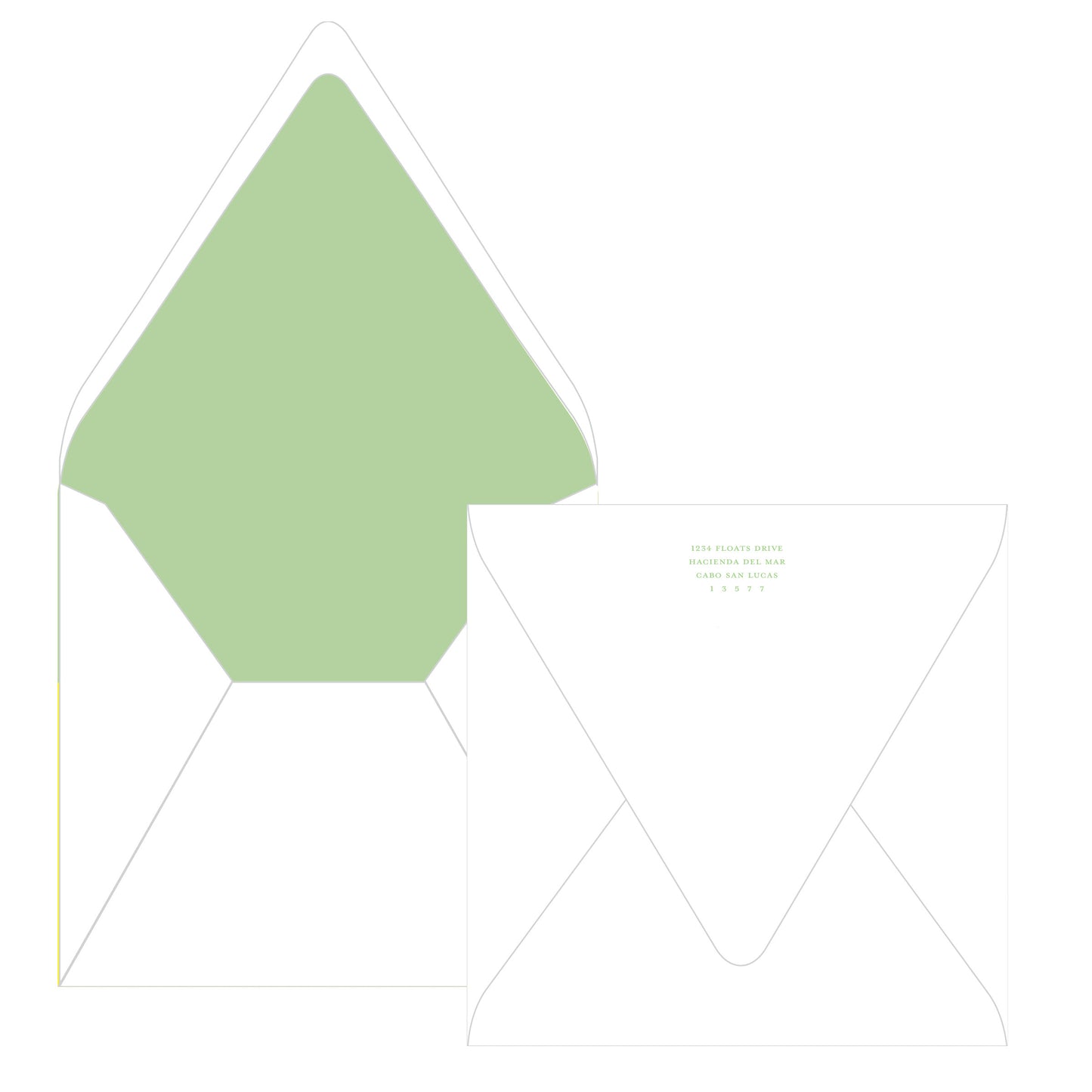 Floats & Féte Bachelorette Frame Square Card