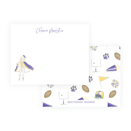 Purple & Gold Team Spirit Golden Girl