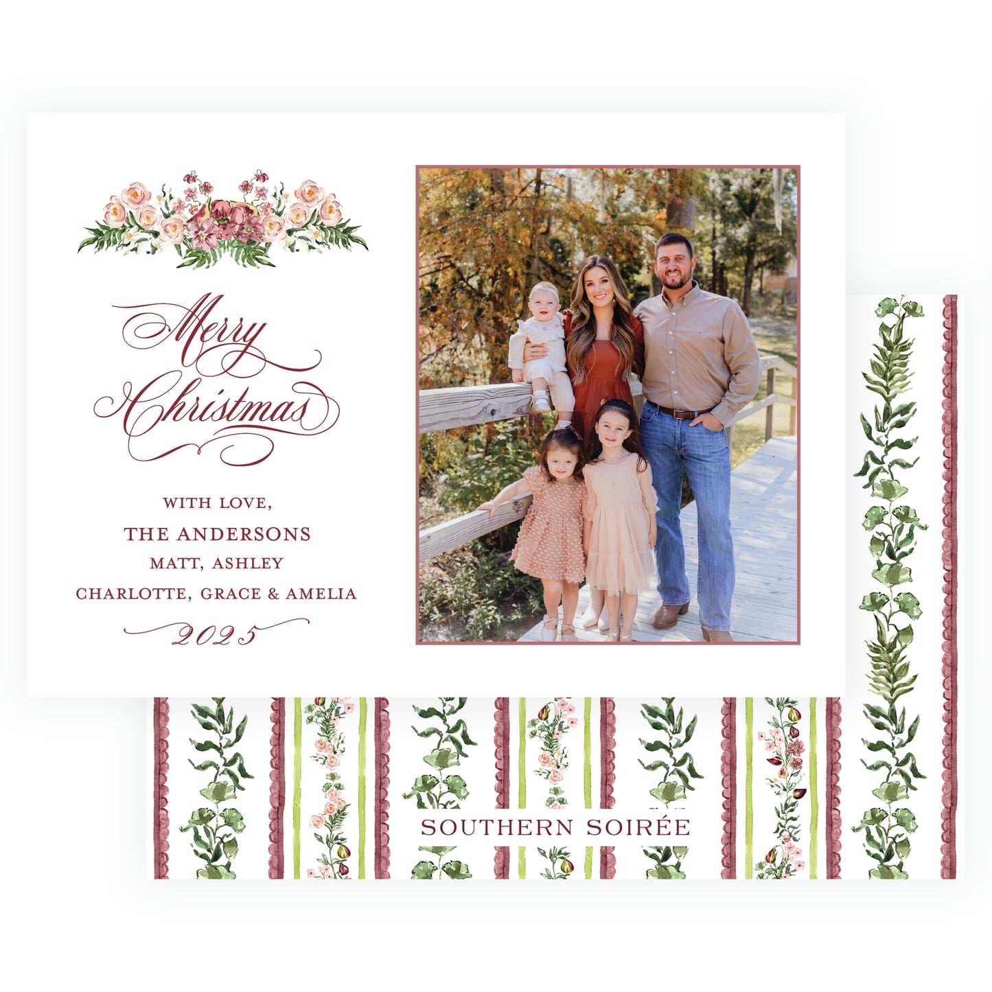 Figs and Floral Swag Landscape