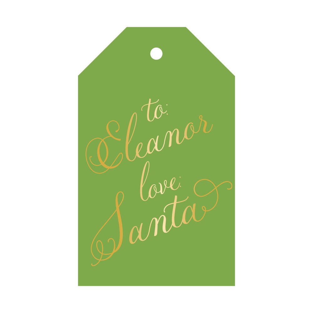 From Santa Gift Tag T194