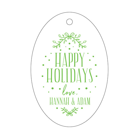 Happy Holidays Gift Tag T203