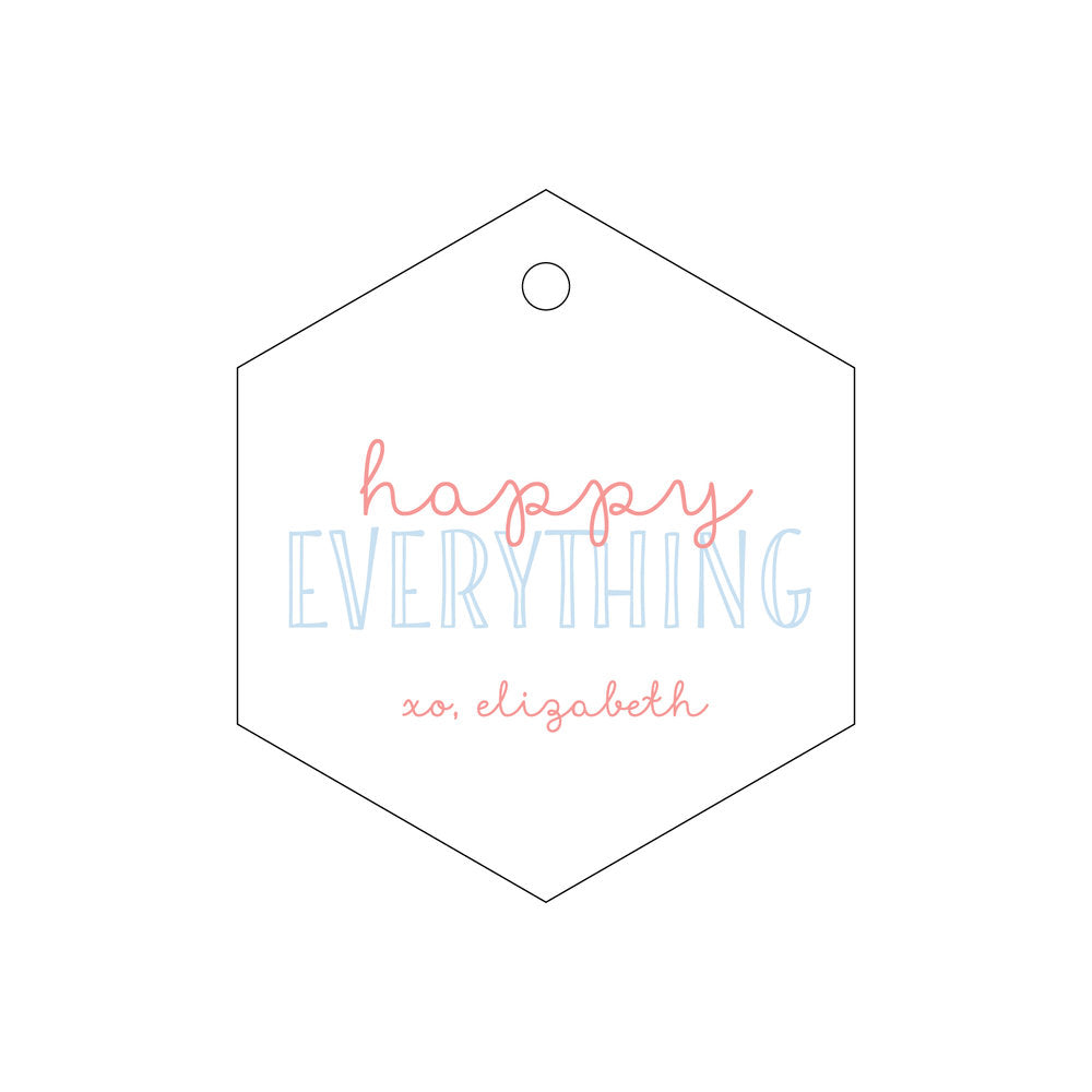 Happy Everything Gift Tag T208
