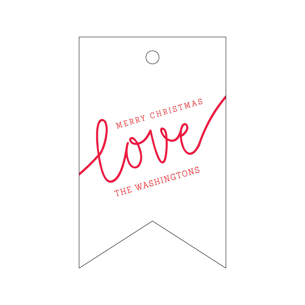 Merry Christmas Gift Tag T255