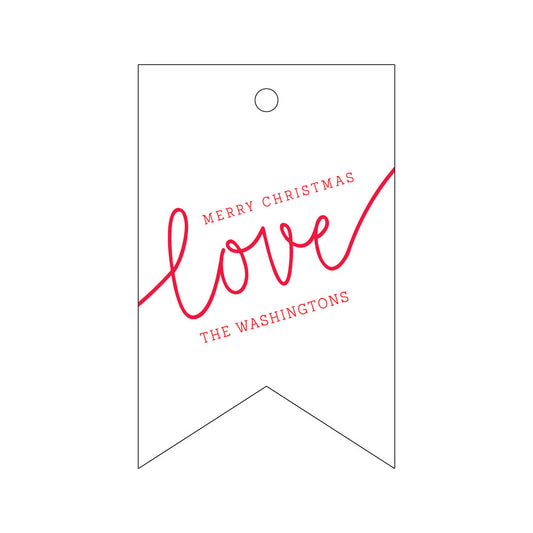Merry Christmas Gift Tag T255