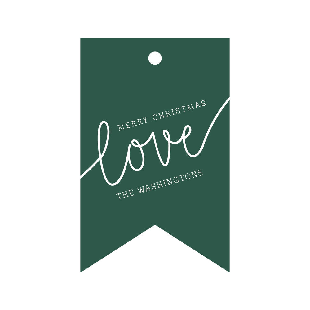 Merry Christmas Gift Tag T255
