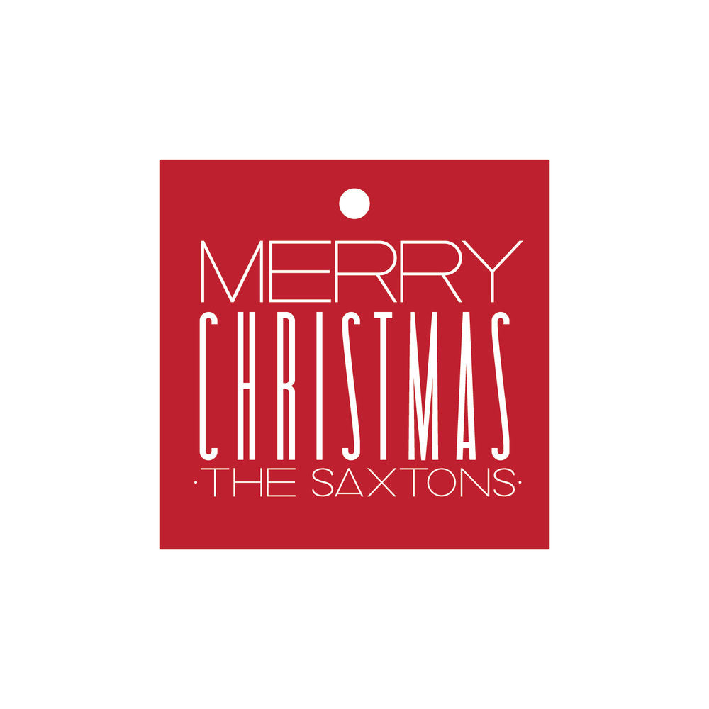Merry Christmas Gift Tag  T260