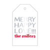 Merry Happy Love Gift Tag T262