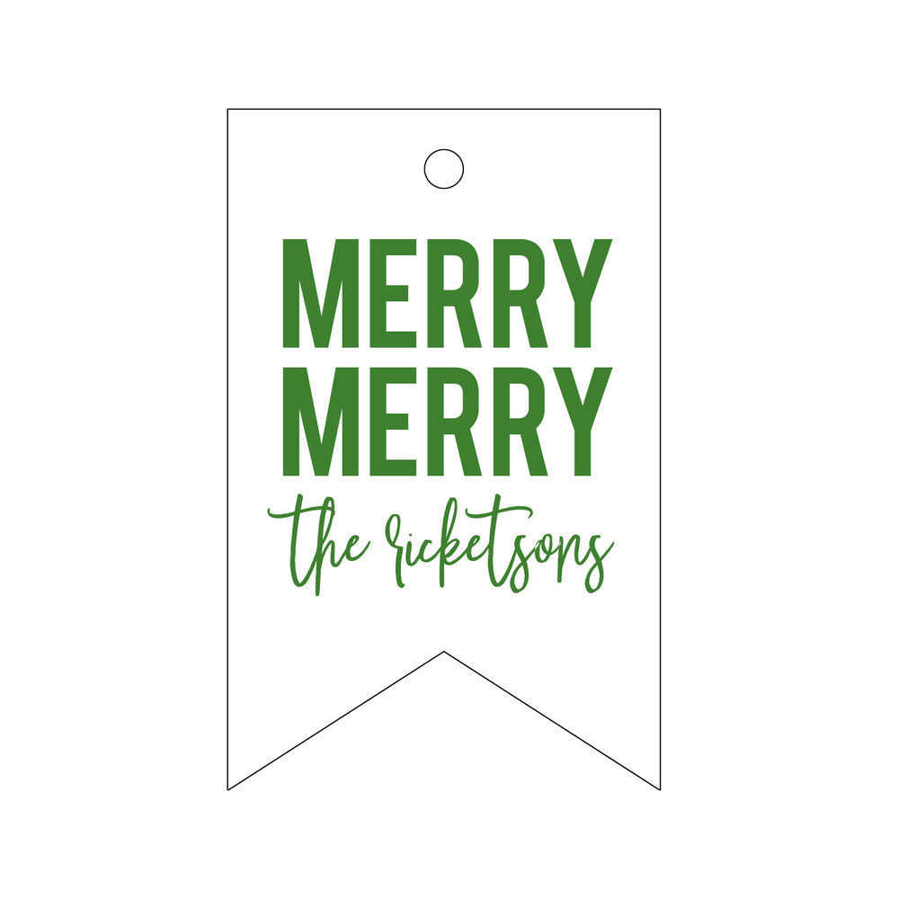Merry Merry Gift Tag T266