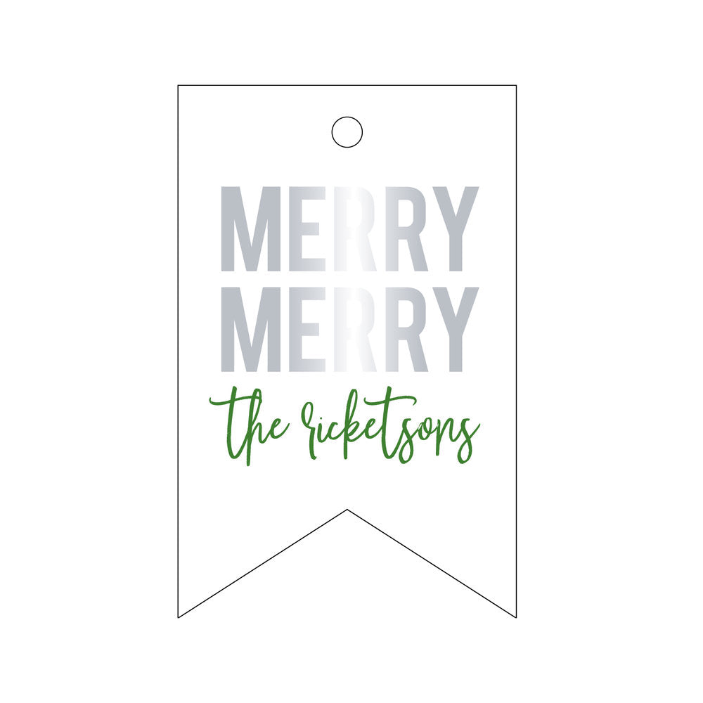 Merry Merry Gift Tag T266