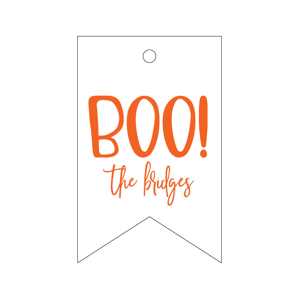 Boo Halloween Gift Tag T286