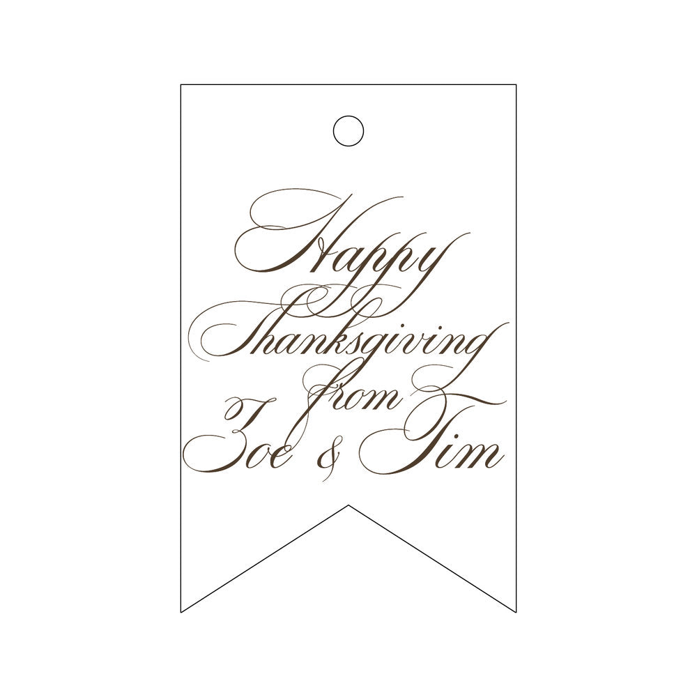Happy Thanksgiving Gift Tag T298