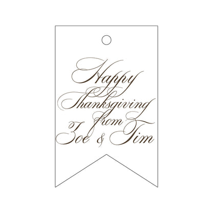 Happy Thanksgiving Gift Tag T298