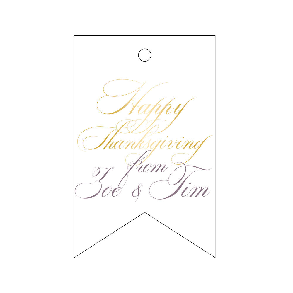 Happy Thanksgiving Gift Tag T298