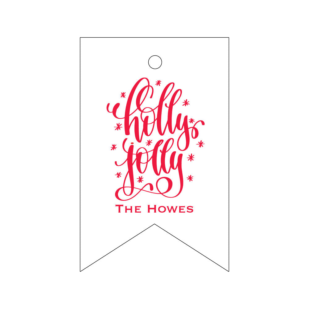 Holly Jolly Gift Tag T309