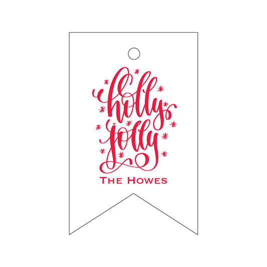 Holly Jolly Gift Tag T309