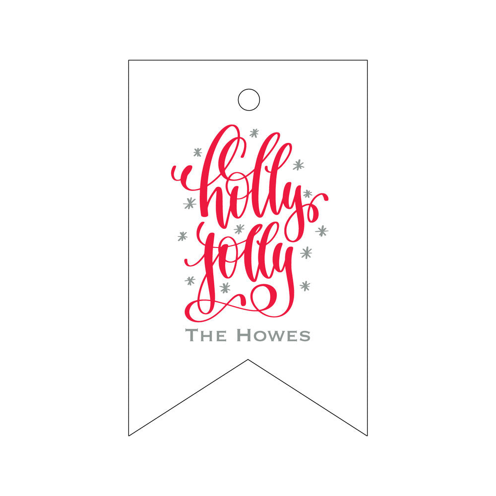 Holly Jolly Gift Tag T309