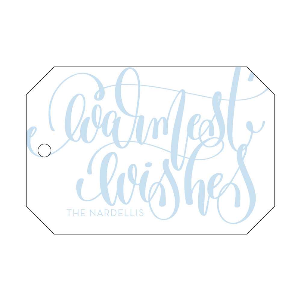 Warmest Wishes Gift Tag T312