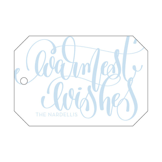 Warmest Wishes Gift Tag T312