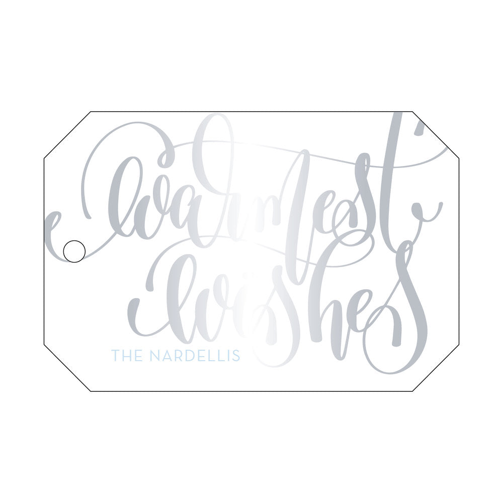 Warmest Wishes Gift Tag T312