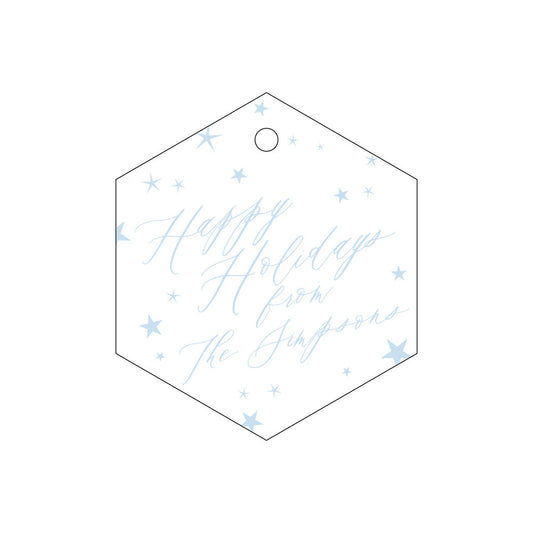 Happy Holidays Gift Tag  T313