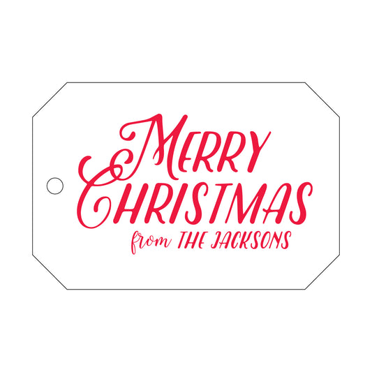 Merry Christmas Gift Tag T32
