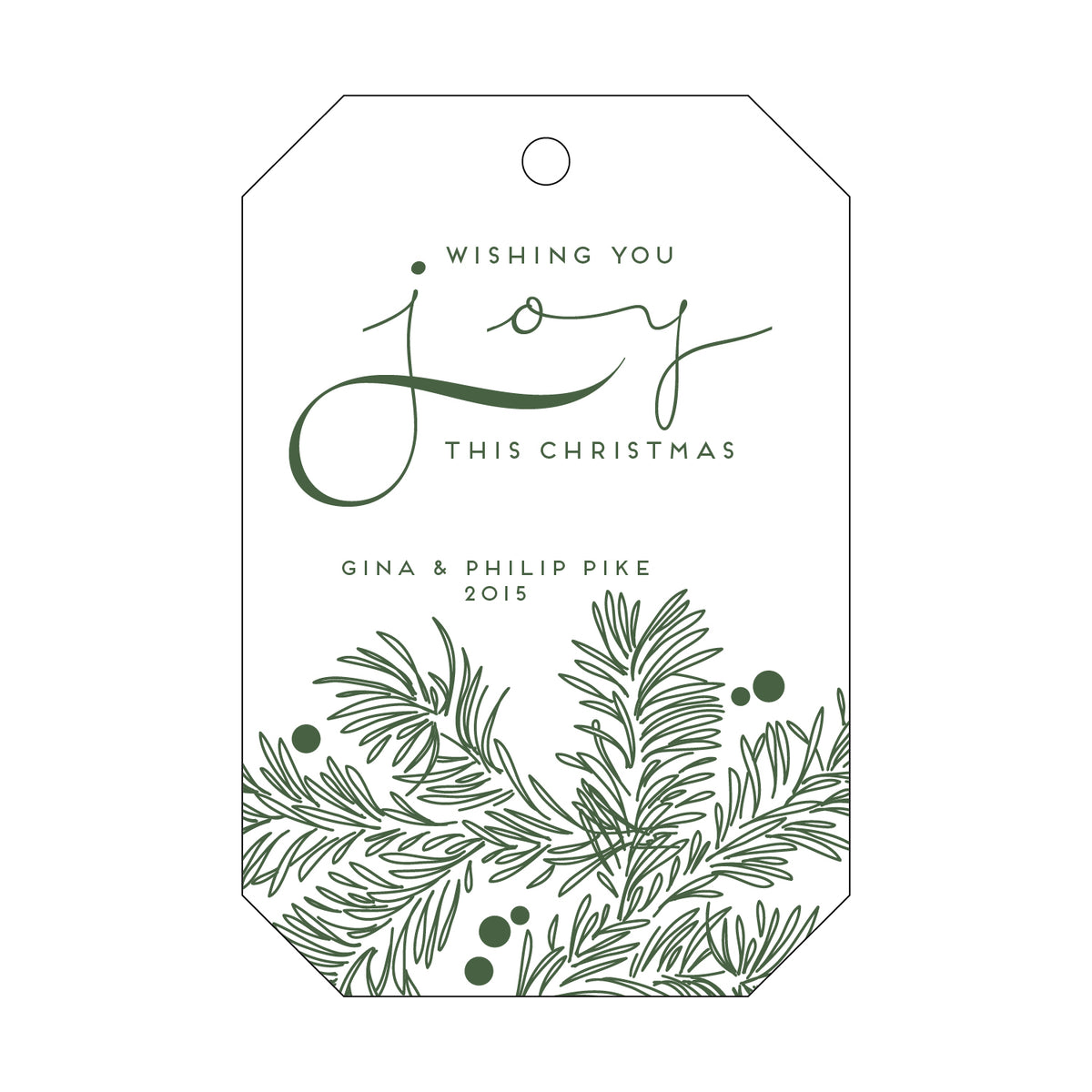 We Wish You Joy Gift Tag T34