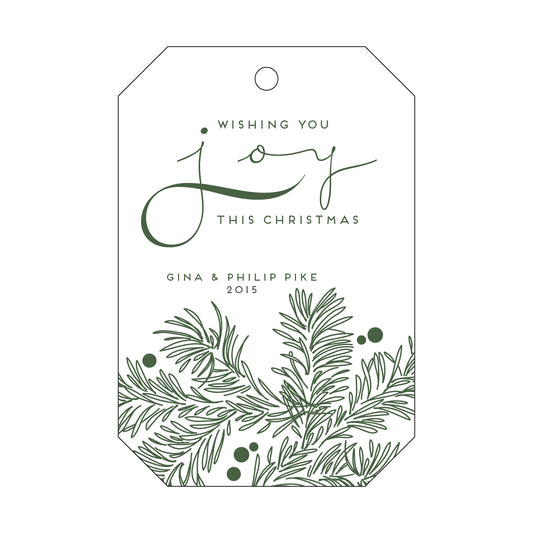 We Wish You Joy Gift Tag T34