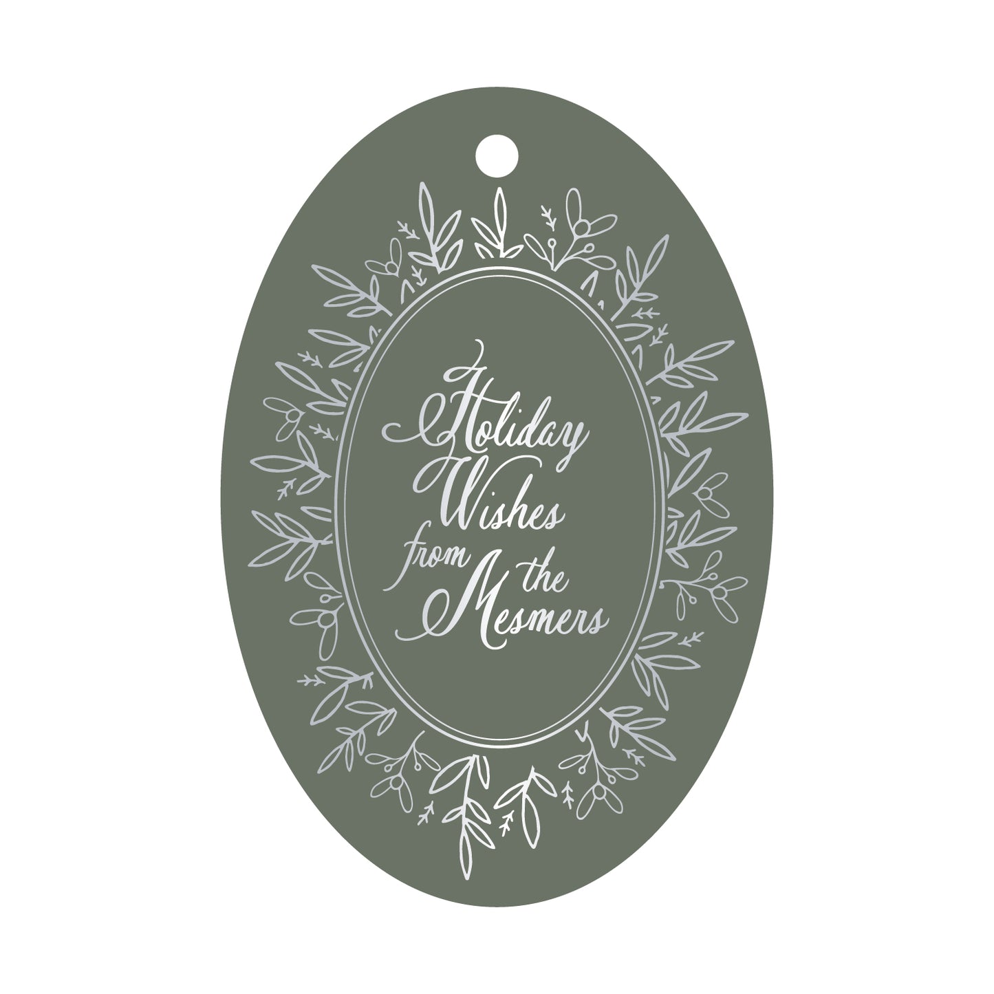 Holiday Wishes Gift Tag T341