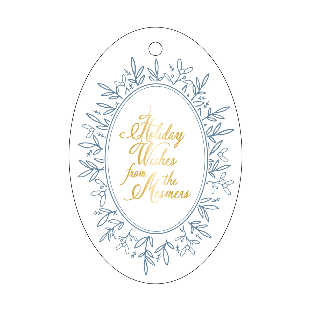 Holiday Wishes Gift Tag T341