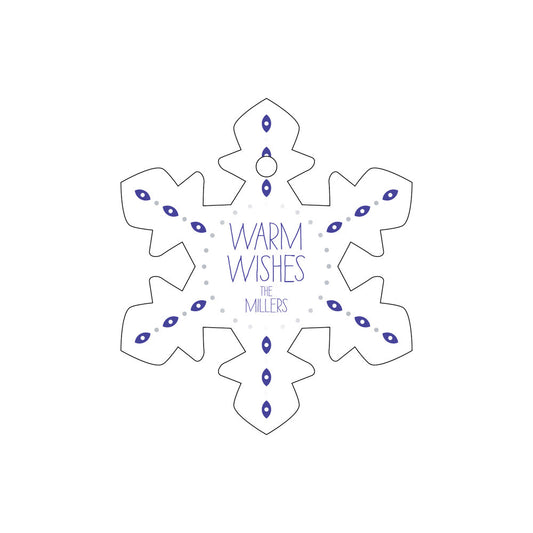 Warm Wishes Snowflake Gift Tag T343