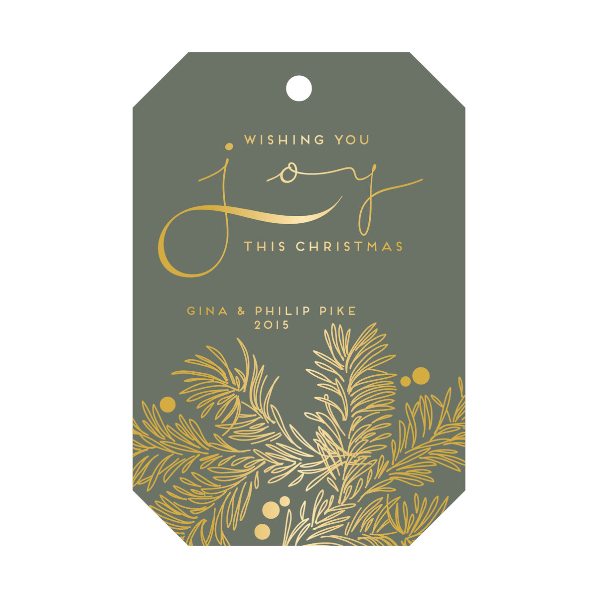 We Wish You Joy Gift Tag T34