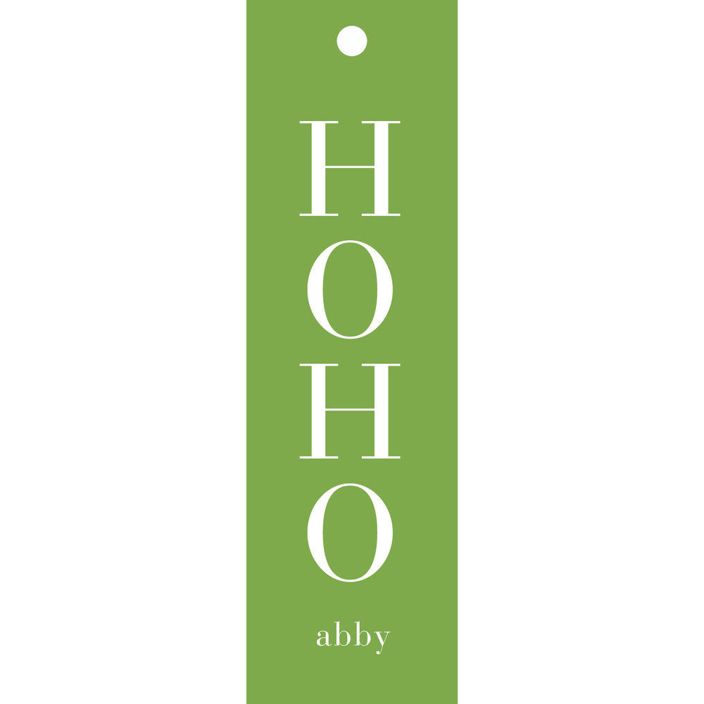 Ho Ho Ho Skinny Gift Tag  T353